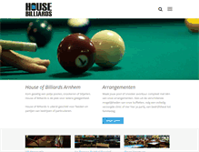 Tablet Screenshot of houseofbilliards.nl